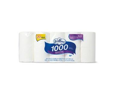 Willow 20 Roll 1000ct Bath Tissue