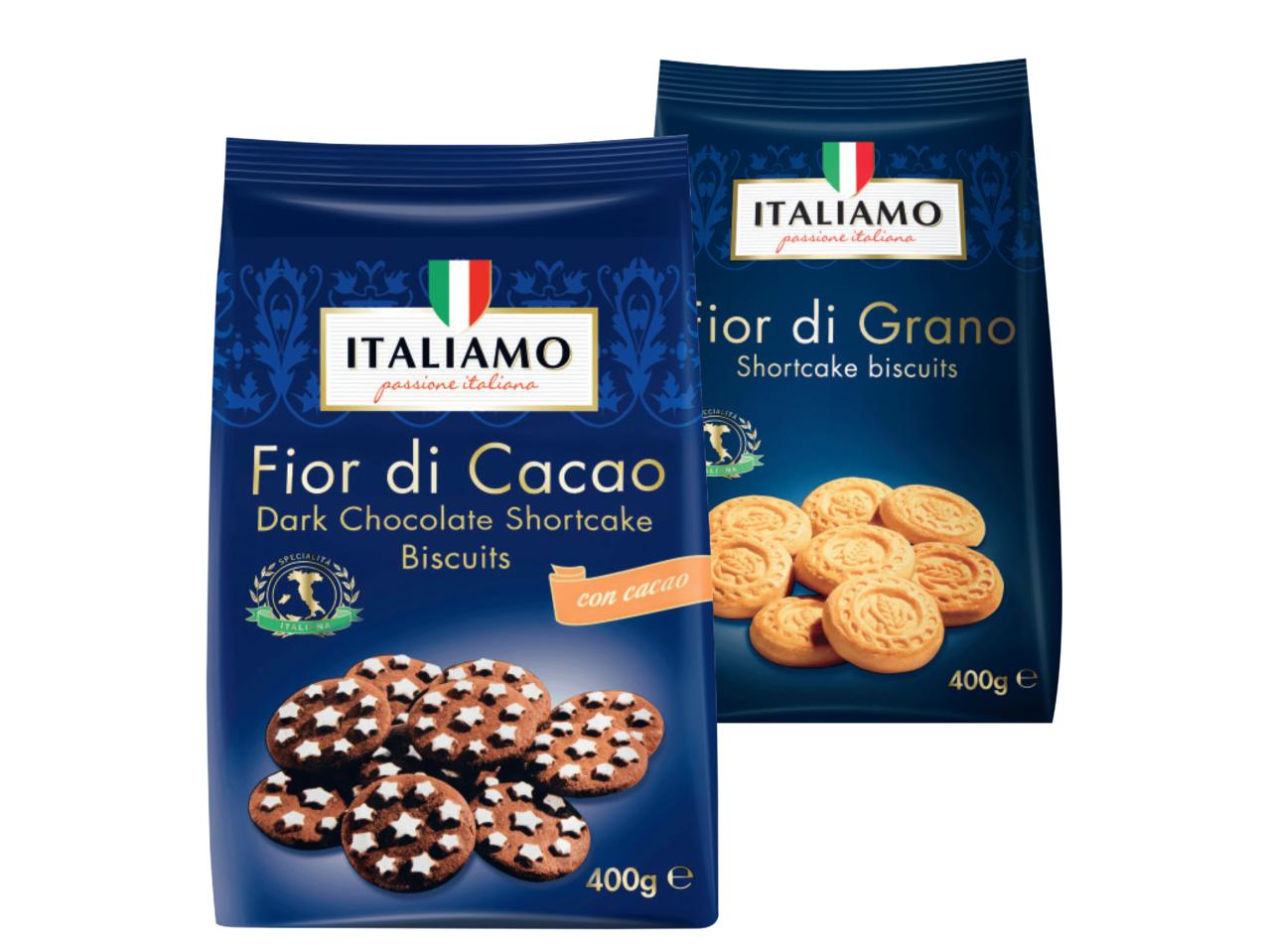 ITALIAMO Dark Chocolate/ Shortcake Biscuits