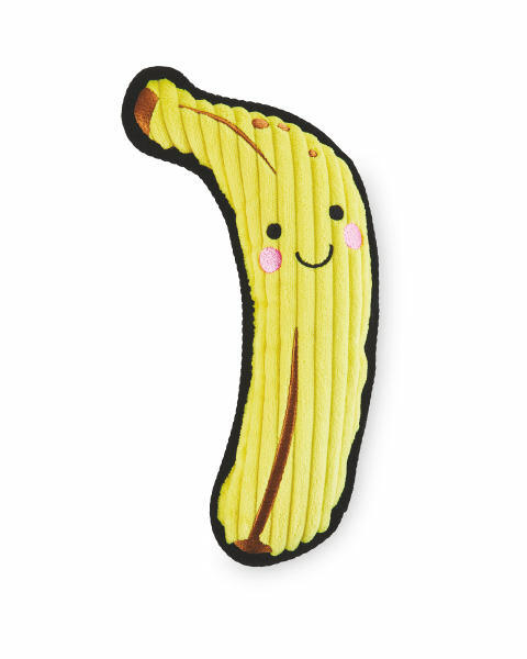 Banana Plush Dog Toy