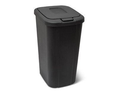 Easy Home 13.3-Gallon Touch Lid Waste Basket
