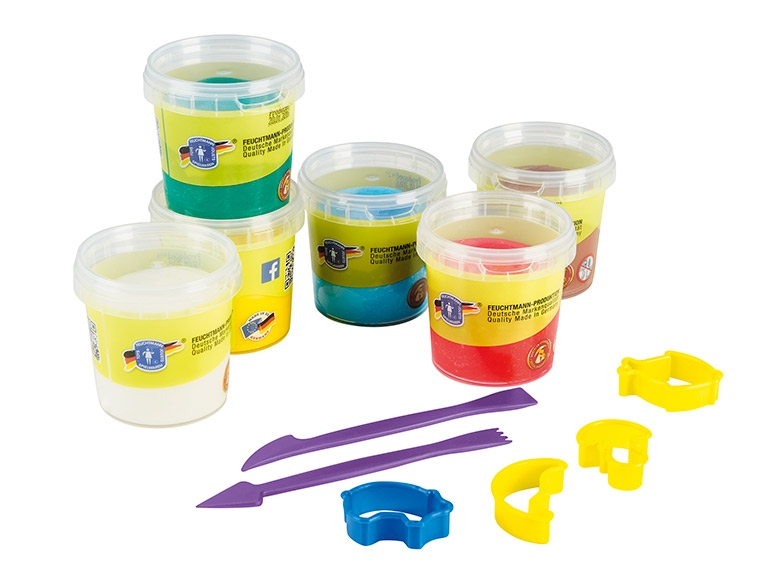 FEUCHTMANN Kids' Modelling Clay or Finger Paints