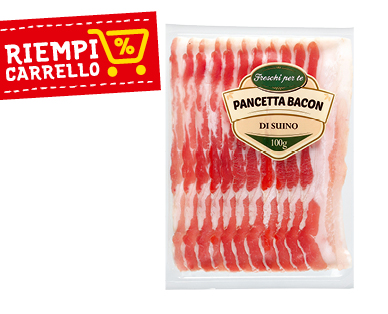FRESCHI PER TE Pancetta bacon