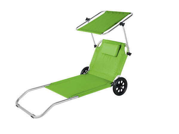 Sunlounger with Wheels