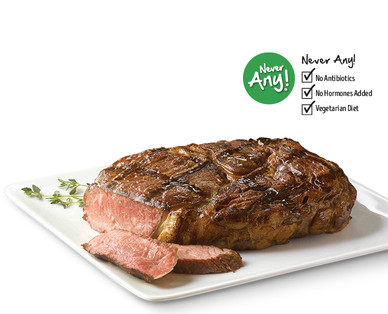 Never Any! Fresh Antibiotic Free Grass-Fed Ribeye Steak