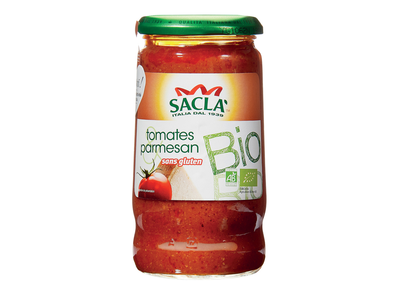 Sacla tomates parmesan Bio1