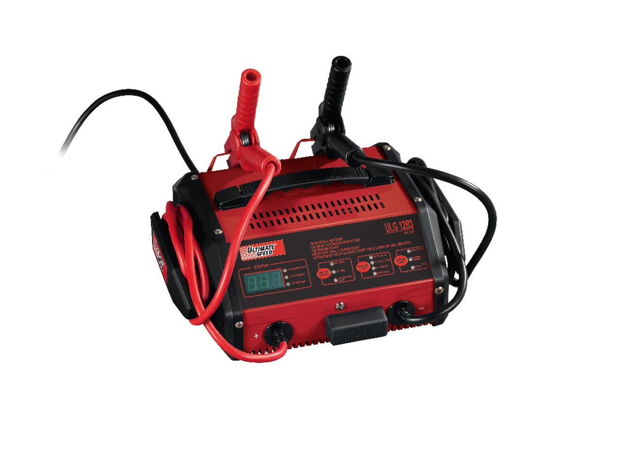 ULTIMATE SPEED Battery Charger with Jump Start Function