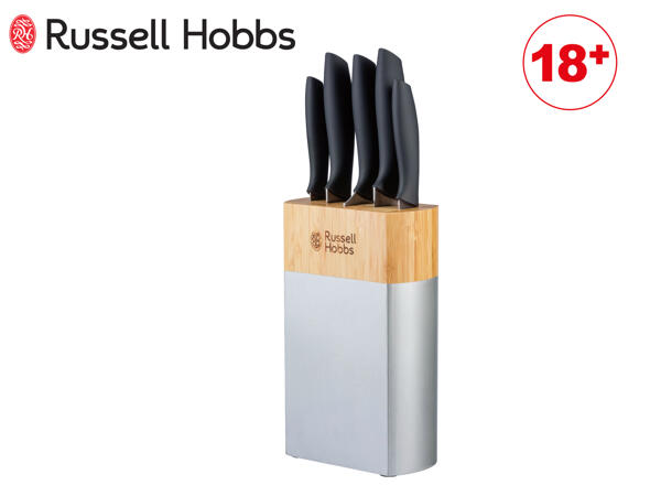 Russell Hobbs 5-Piece Bamboo Knife Block Set