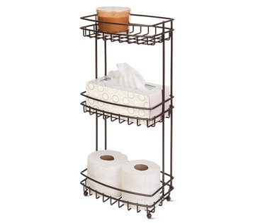 Easy Home 3-Tier Wire Bath Stand