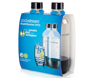 sodastream(R) Ersatzflaschen, 2 Stück
