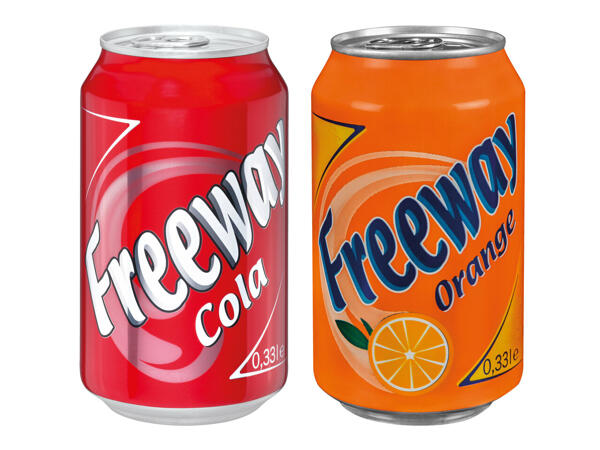 FREEWAY Cola oder Orangenlimonade