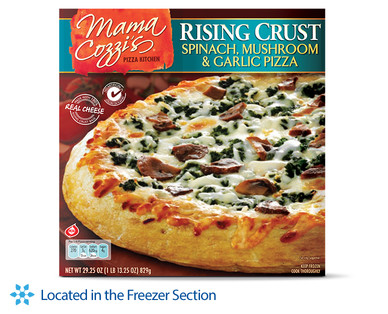 Mama Cozzi's Pizza Kitchen Spinach, Mushroom & Garlic Rising Crust Pizza