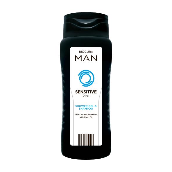 Żel i szampon dla mężczyzn, 2 w 1