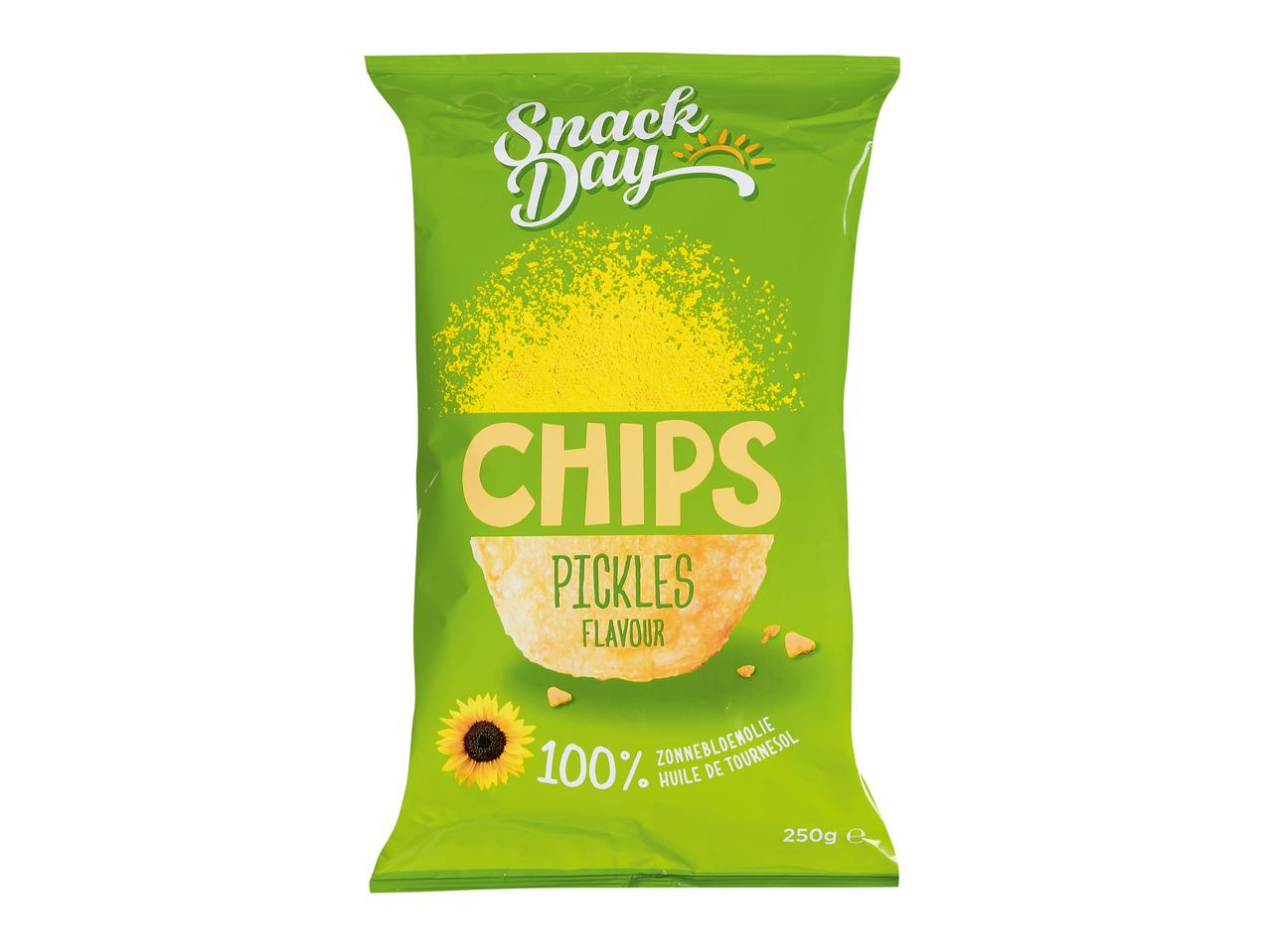 Chips ketchupsmaak of picklessmaak