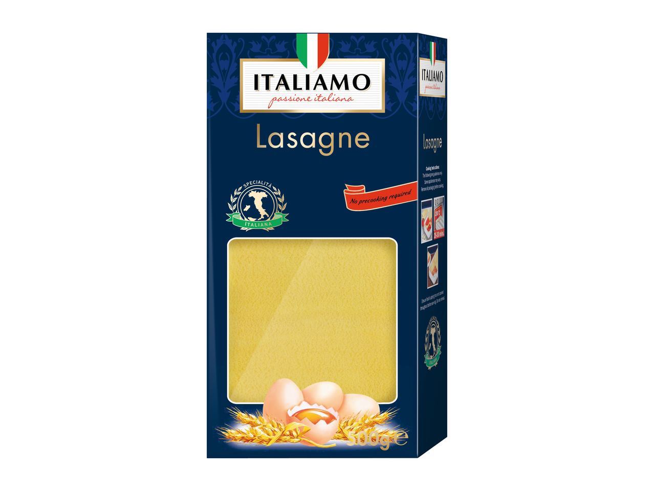 "ITALIAMO" Lasaña artesanal al huevo