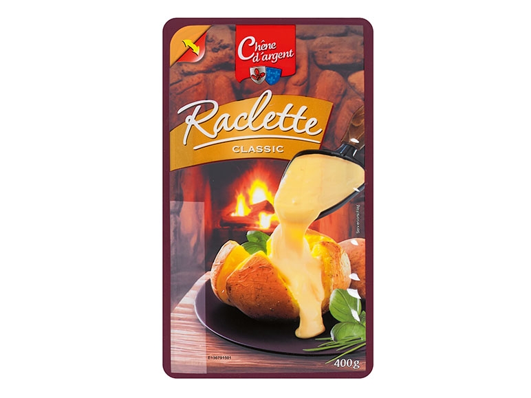 Raclette-Käse in Scheiben