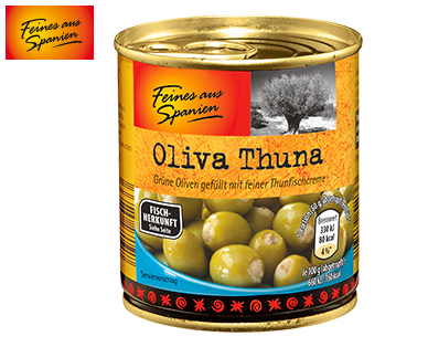Spanische Oliven, gefüllt