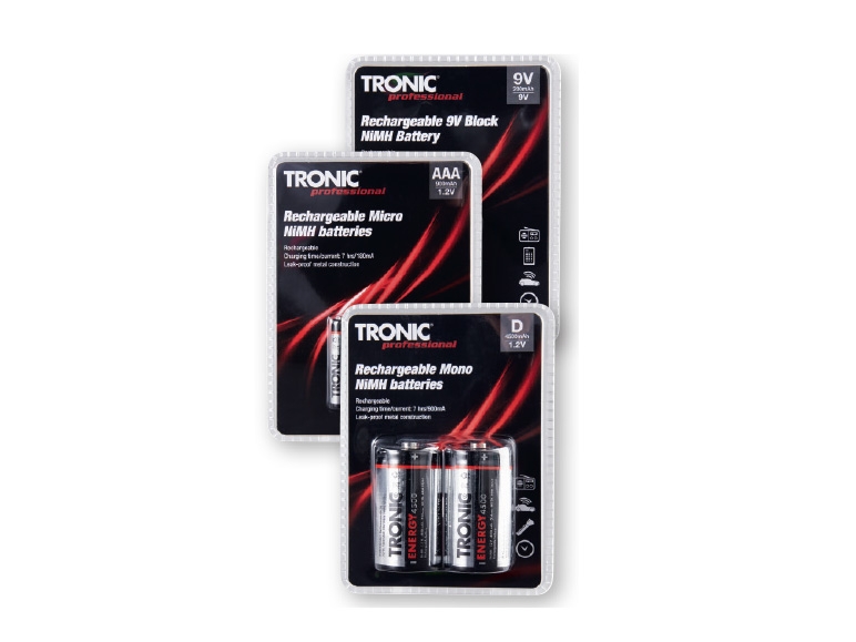 TRONIC(R) Rechargeable Mignon Nimh Batteries