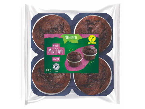 Muffins au chocolat vegan