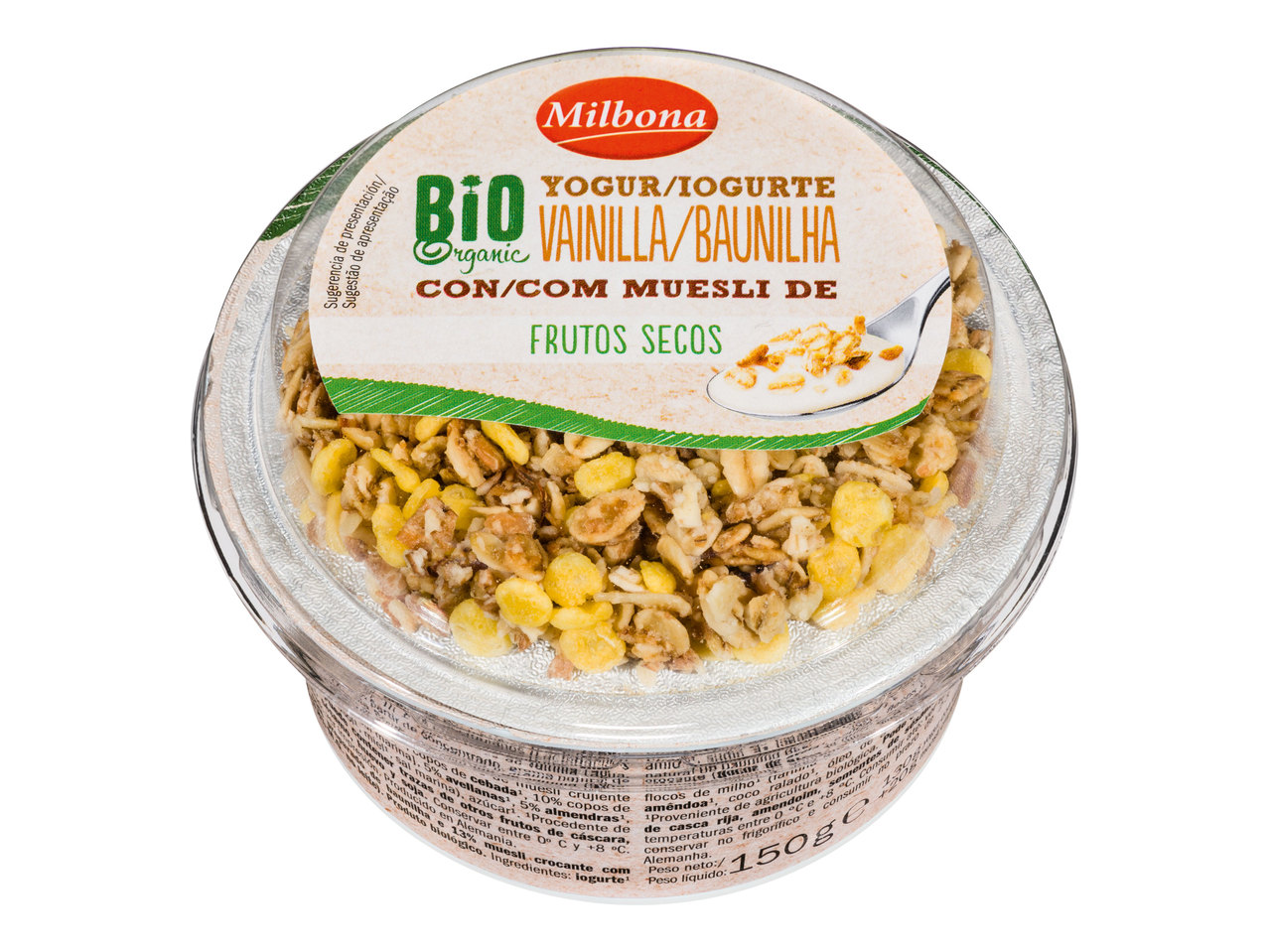 MILBONA Bio-Joghurt mit Knusperflakes
