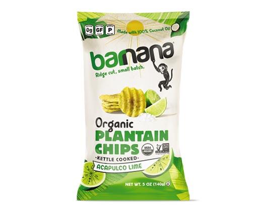 Barnana 
 Organic Plantain Chips Lime or Pink Salt