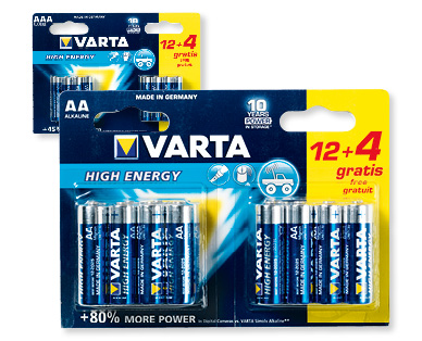 Piles "High Energy" VARTA