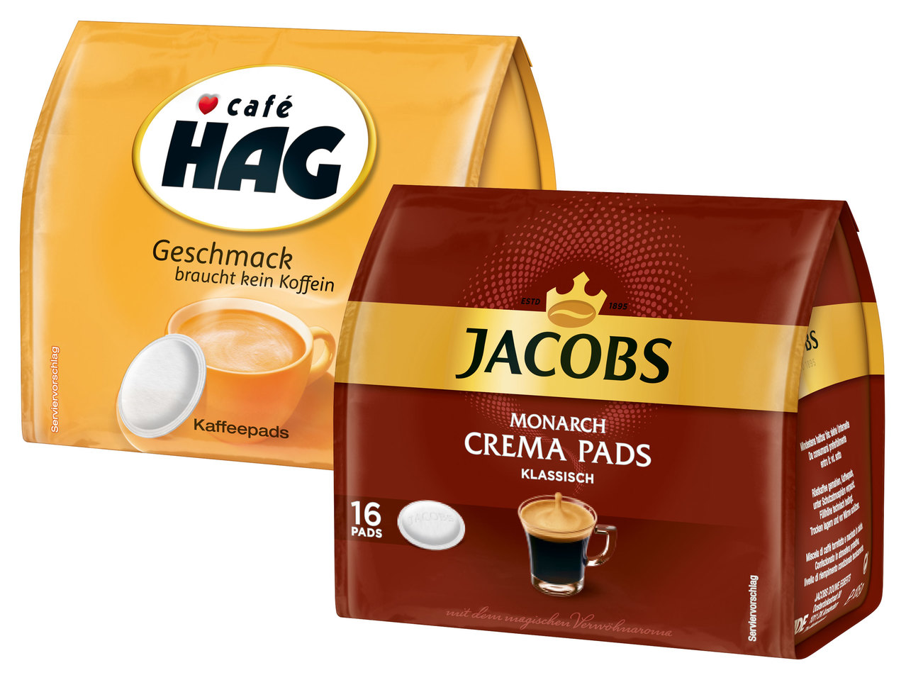 JACOBS/CAFÉ HAG Pads