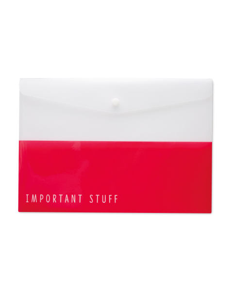 Colourful Document Wallets 8-Pack