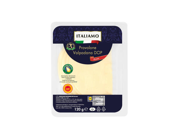 Spicy Provolone Valpadana PDO Cheese slices