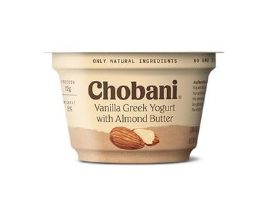 Chobani Lowfat Vanilla Greek Yogurt with Almond Butter