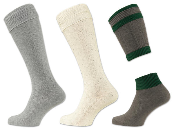 LIVERGY(R) Herren Trachtenstutzen oder Socken mit Loferl1