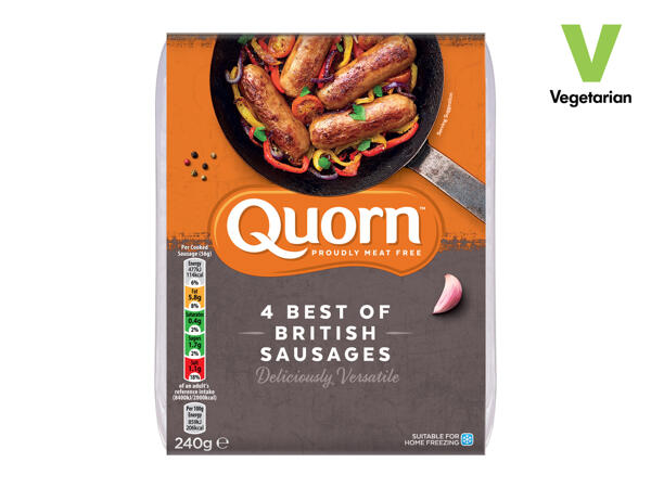 Quorn Vegetarian 4 Best of British Sausages