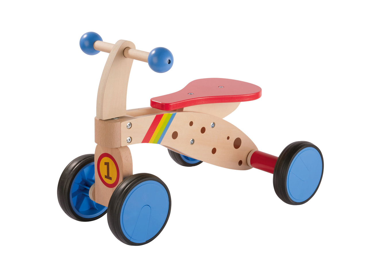 Wooden Four-Wheeler (without Pedals) or Wooden Rocking Horse