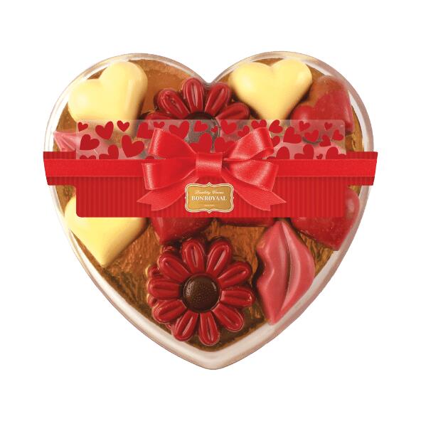 Bonroyaal chocolade in hartvorm