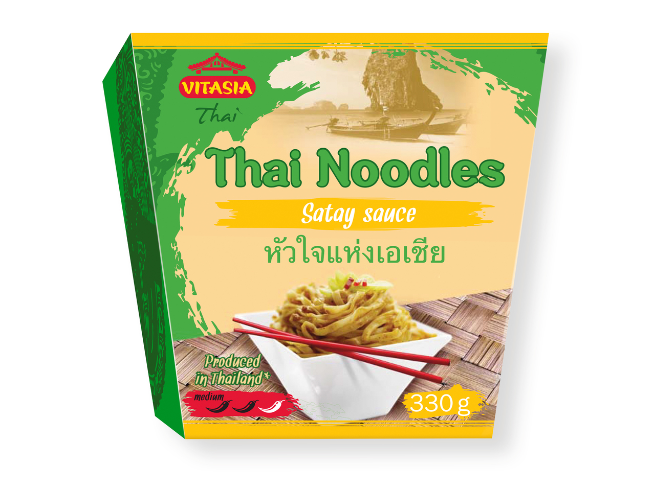 "Vitasia" Fideos tailandeses para microondas