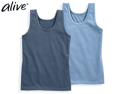 alive(R) Kinder-Basic-Unterhemd, 2 Stück