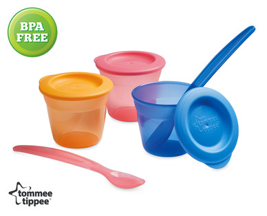 Tommee Tippee Baby Food Pots/Spoons
