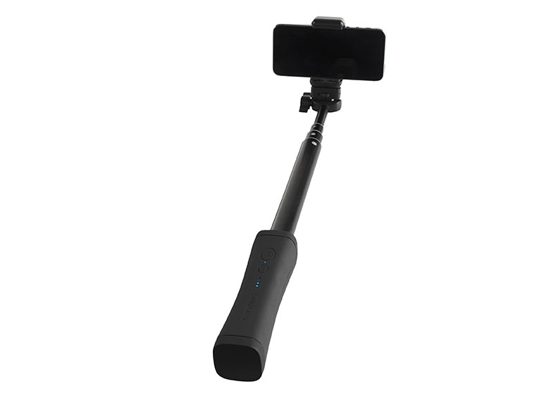 SILVERCREST Selfie Stick with Integrated Powerbank