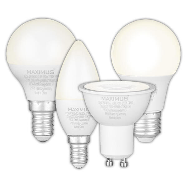 LED-Leuchtmittel 3er-Spar-Pack