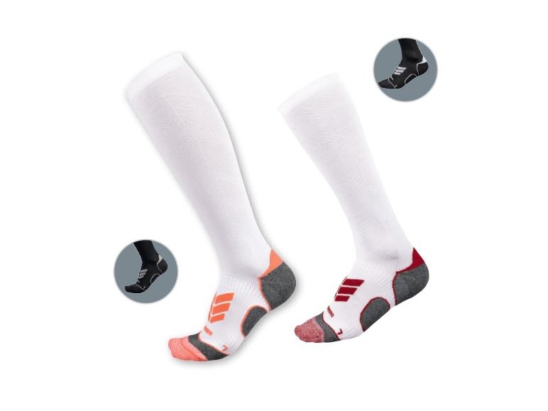CRIVIT PRO Ladies' or Men's Compression Running Socks