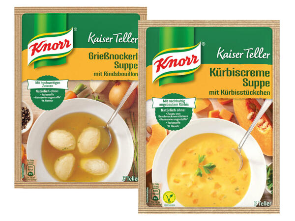 Knorr Kaiser Teller Suppe