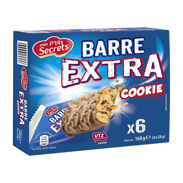 6 Barres extra cookie