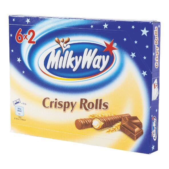 Milky Way Crispy Rolls, 6er-Packung