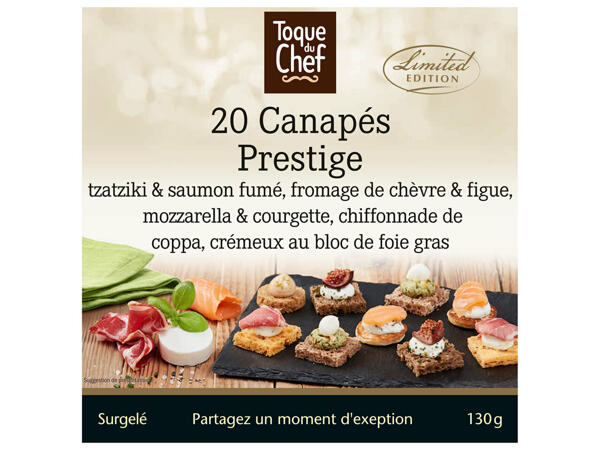 20 canapés prestige