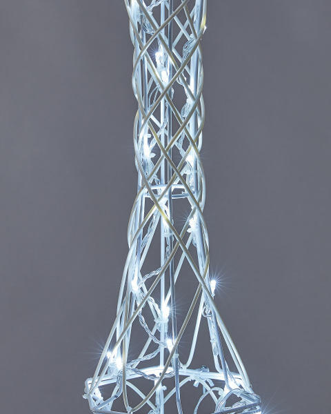 1.5m Wicker LED Lamp Post
