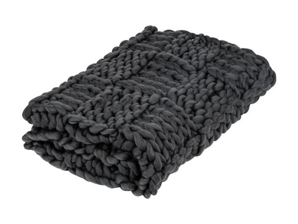 Chunky Knitted Throw
