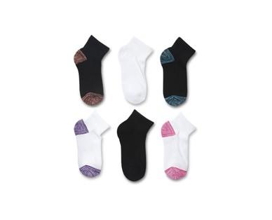 Lily & Dan Girls' 6 Pair No Show or Ankle Socks