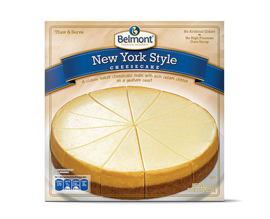 Belmont 9" New York or Crème Brûlée Cheesecake