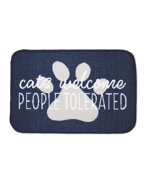 Cats Welcome Washable Feeding Mat