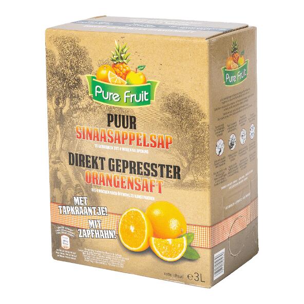 PURE FRUIT(R) 				Jus d'orange ou jus de pomme, cubi
