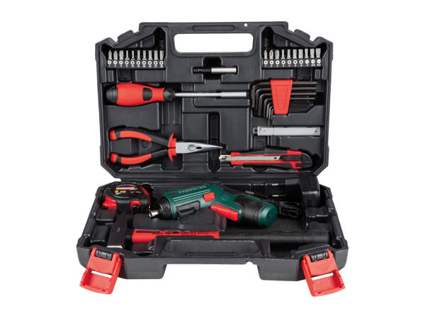 Parkside Tool Set with Cordless Screwdriver